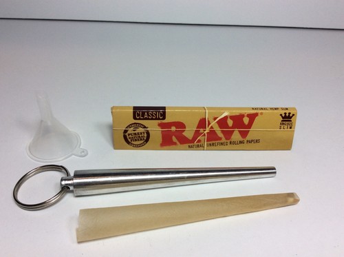 ROLL YOUR OWN CONE MAKER ROLLING GUIDE ROLLER TOOL FUNNEL RAW KING SLIM  PAPERS