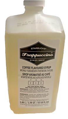 STARBUCKS Syrup Frappuccino COFFEE Flavored Base~63oz~BB 3/24