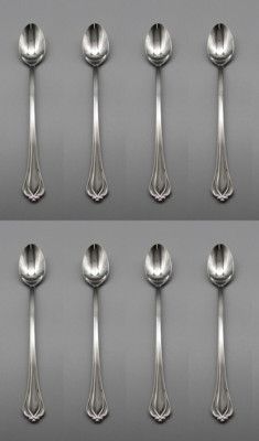 Lenox Stainless Flatware  - ALCOTT - Iced Beverage Spoons - Set of EIGHT New