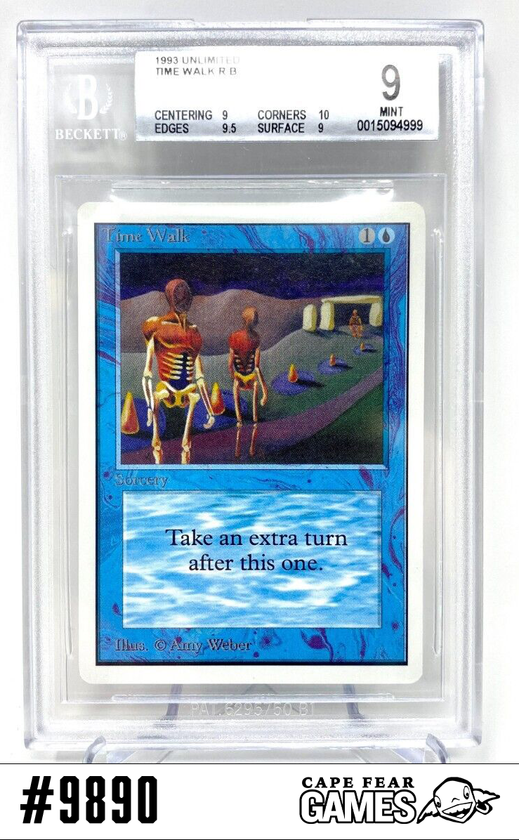 MTG Time Walk psa10 30th 　P9 Auction Prices Realized Tcg Cards 1993 MAGIC THE GATHERING