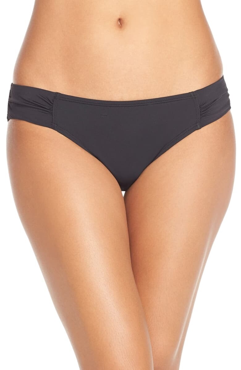 Tommy Bahama Women's 236882 Pearl Side-shirred Bikini Bottom Swimwear Size L