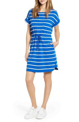 Женское платье Tommy Bahama с завязкой на талии в полоску Sombra, Old Royal, маленькое