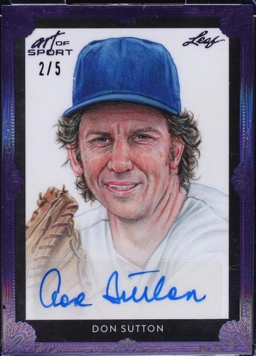2021 Leaf Art of Sport - Don Sutton #BA-DS2