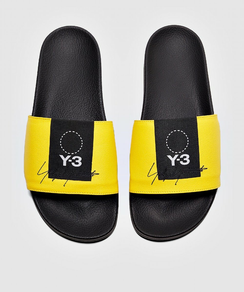 y3 slides yellow