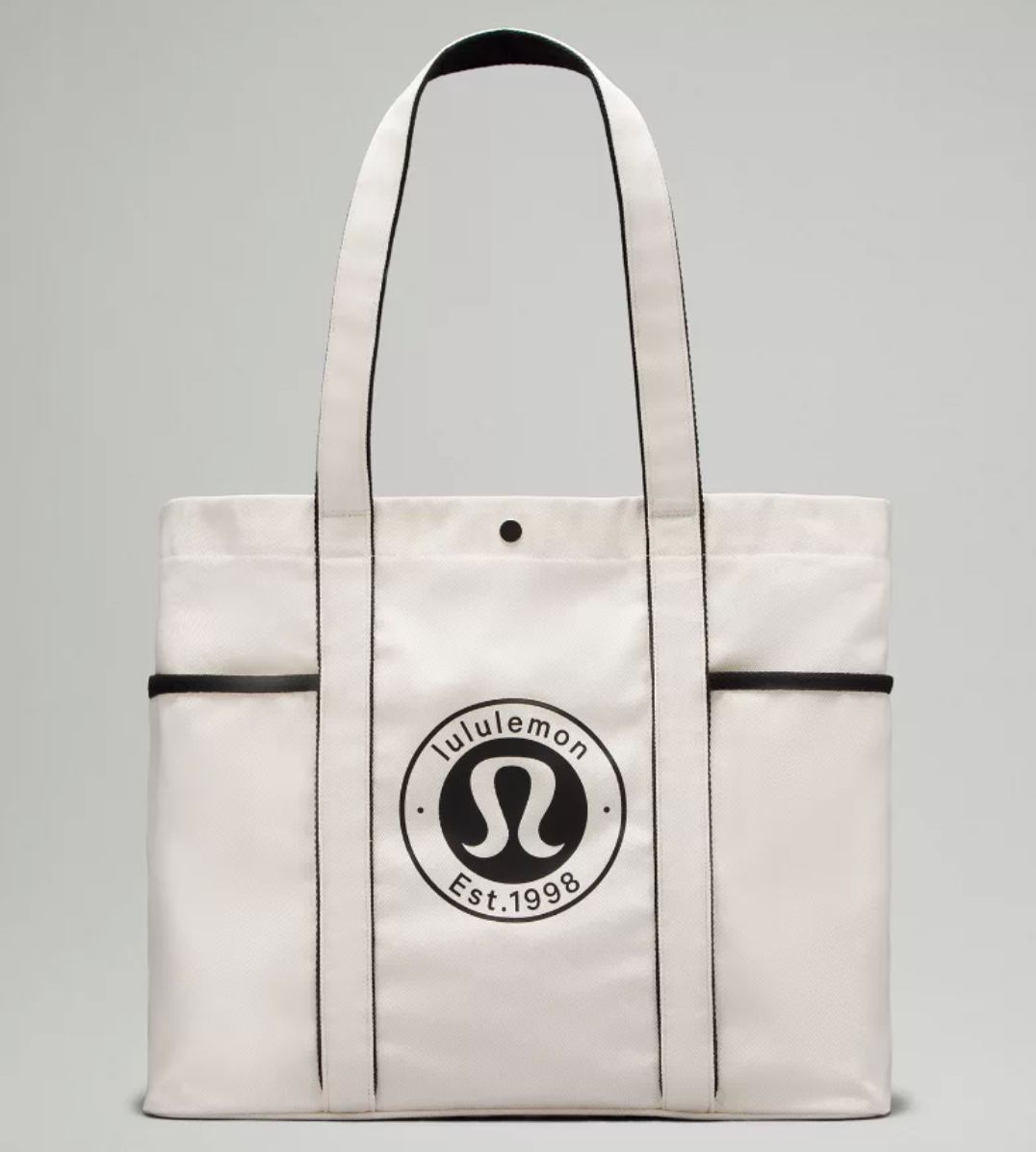 大容量★lululemon★Pocket Canvas Tote Bag20L☆トートバッグ NEW Lululemon Daily Multi-Pocket Canvas Tote Bag 20L Black