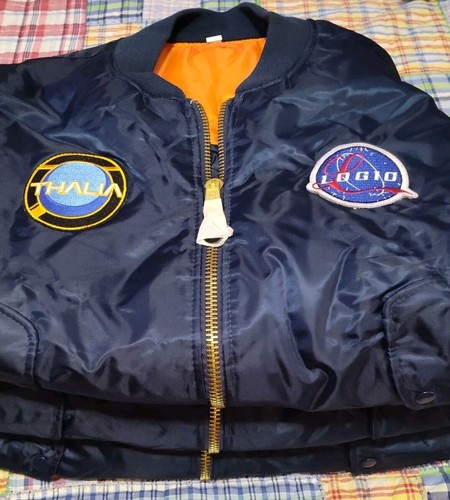 Rapper, LOGIC- Official Tour Bomber Jacket "The Incredible True Story"  Blue NEW