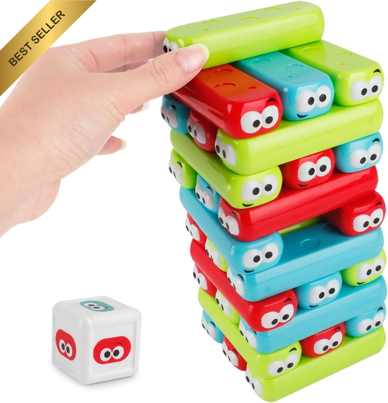Giant Tumble Tower Stacking Game Indoor/Outdoor Plastic Building Block Timbers S