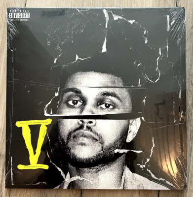 The Weeknd BEAUTY BEHIND THE MADNESS Yellow Black Splatter Vinyl 5th Anniversary