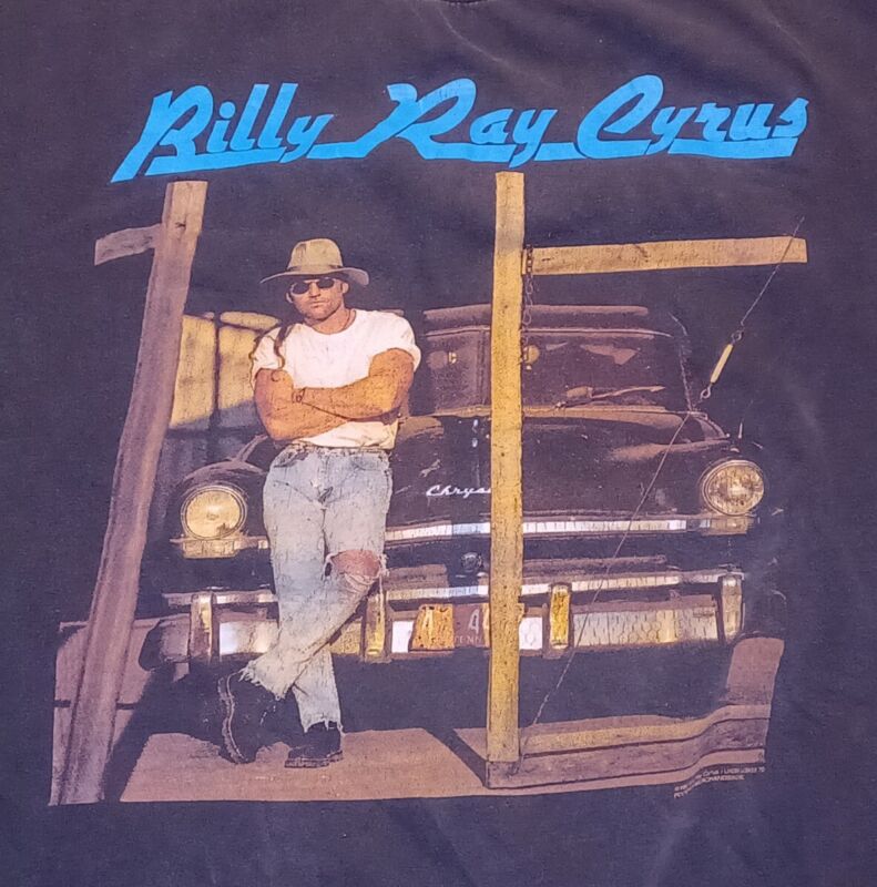 VINTAGE Billy Ray Cyrus Xl X-LARGE 1997 Tenntucky Tour T Shirt Lil Nas X