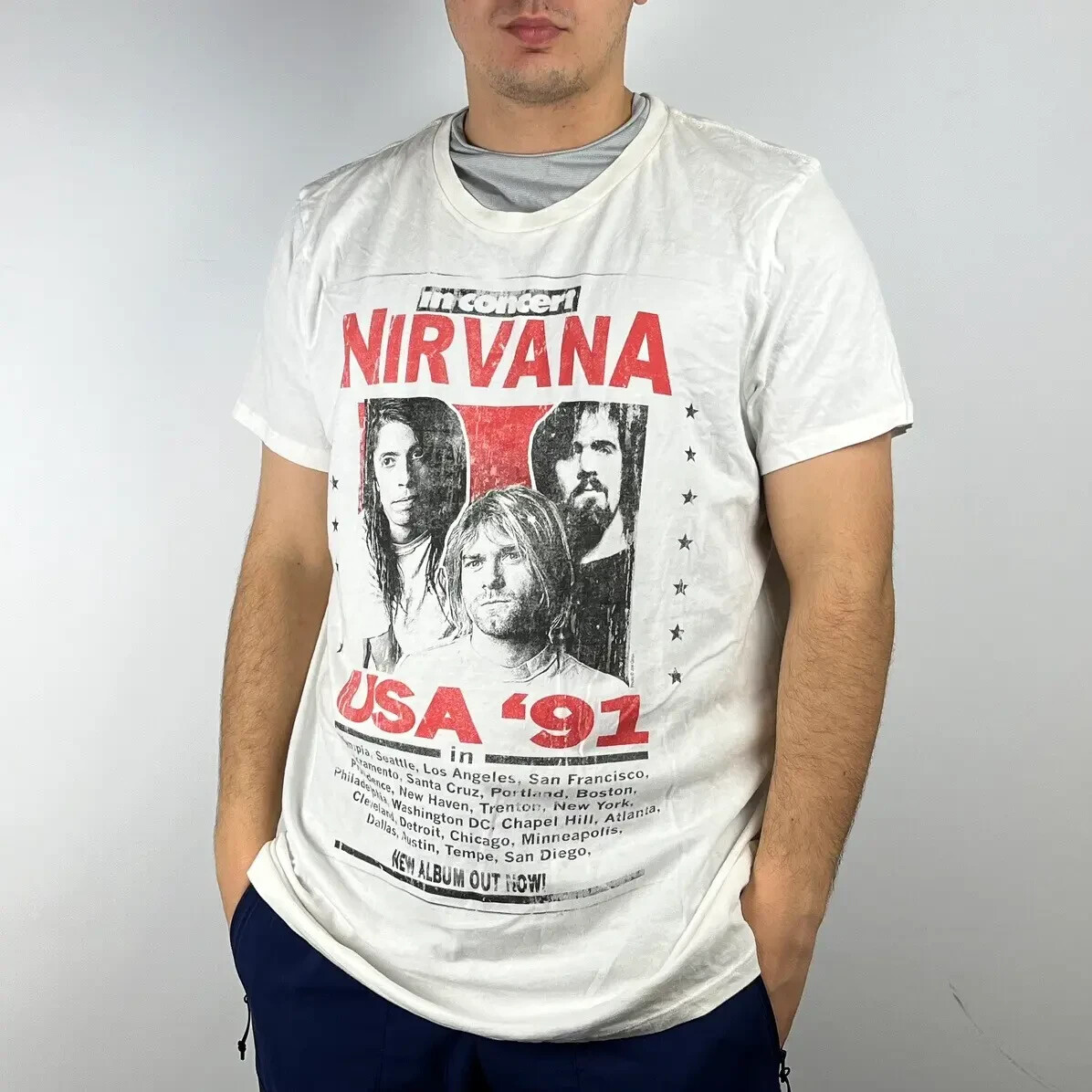 NIRVANA 92年 来日公演 Tシャツ NIRVANA 92年 来日公演 Tシャツの通販 by こここ shop｜ラクマ