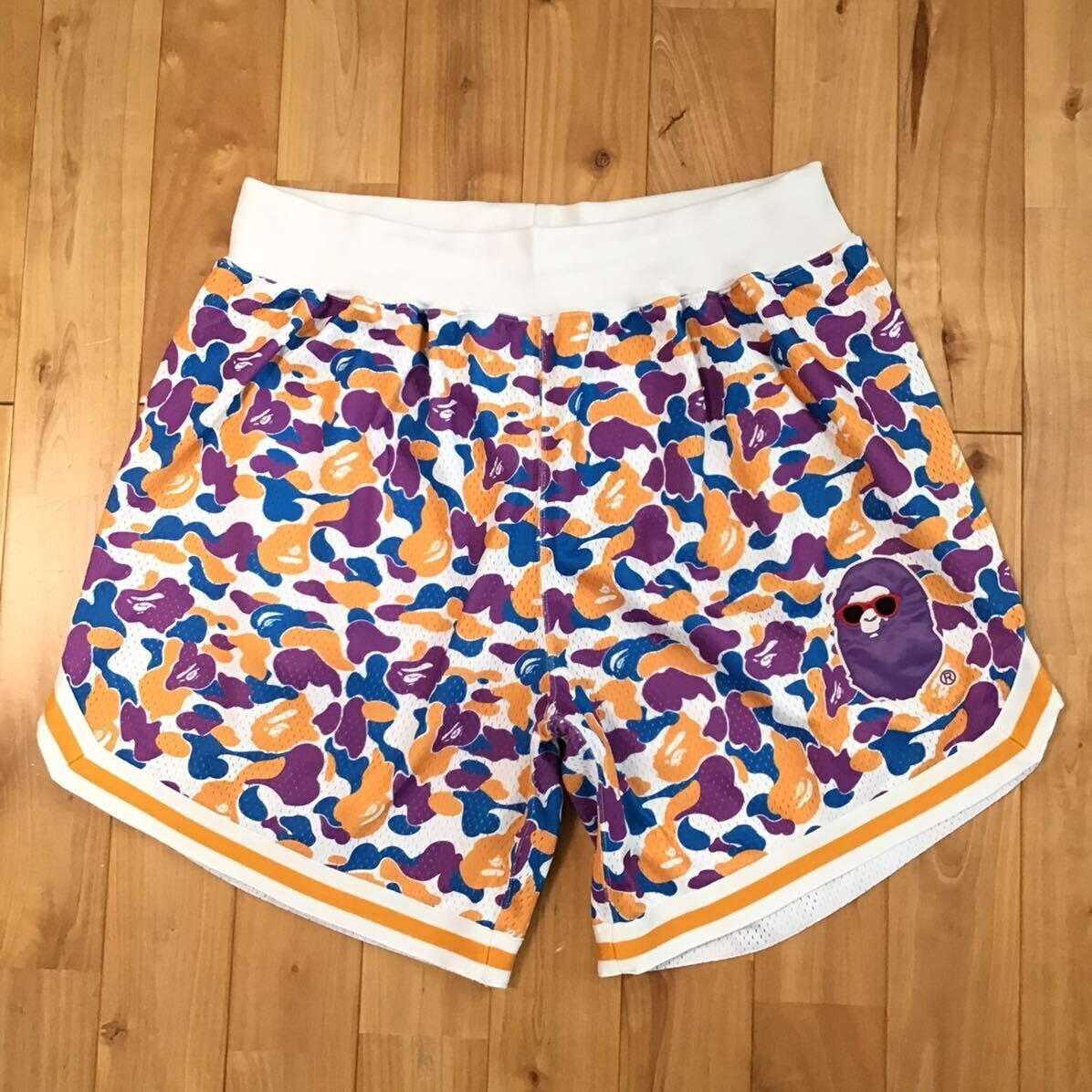 【未使用正規】APE COLOR CAMO BASKETBALL PANTS A BATHING APE Men's COLOR CAMO BASKETBALL SHORTS SHORT PANTS
