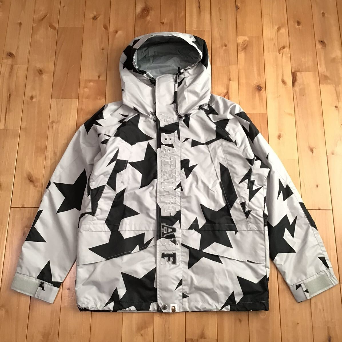 A BATHING APE STA スノーボードジャケット BAPESTA Snowboard Jacket gray a bathing ape star BAPE STA