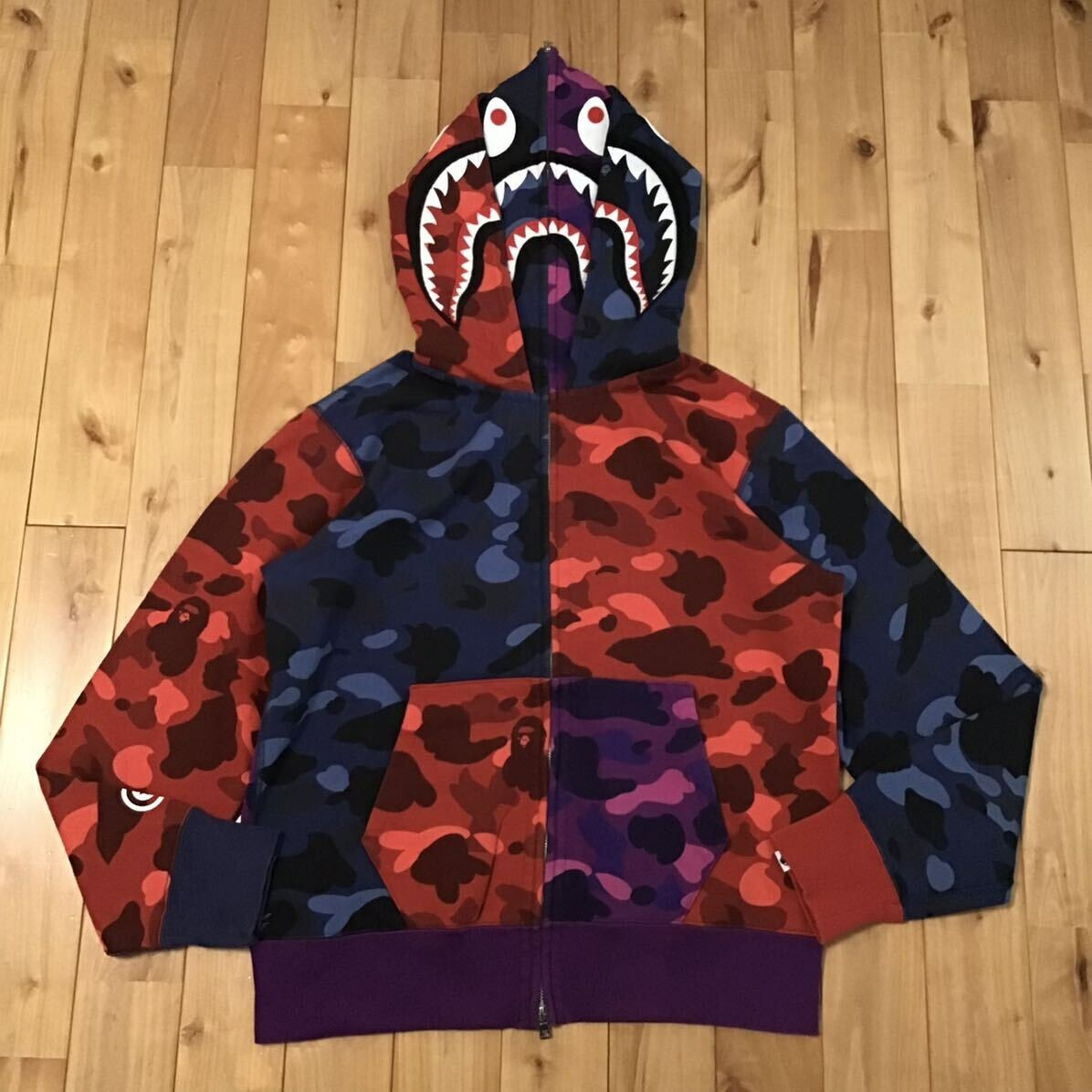 a bathing ape BAPE ダッフルコート メンズMサイズ カモフラ柄 a bathing ape ダッフルコート【M】迷彩 カモフラ