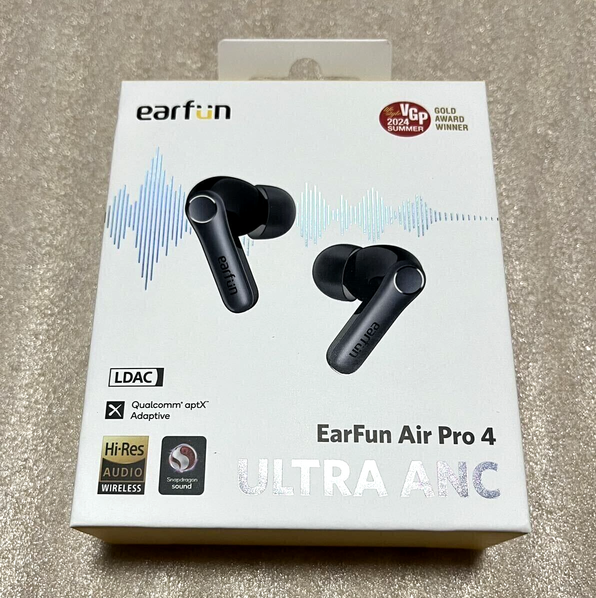 EarFun Air Pro 4 Wireless Earphones Bluetooth 5.4 50dB Adaptive Hybrid ANC Black EarFun Air Pro 4 Wireless Earphones Bluetooth 5.4 50dB Adaptive Hybrid ANC Black