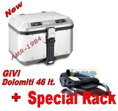 BAULE GIVI TREKKER DOLOMITI DLM46 + PIASTRA E222 HONDA XLV 1000 VARADERO 07-12