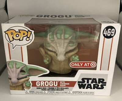 Baby Yoda (Grogu) 469 with Chowder Squid Funko Target Exclusive