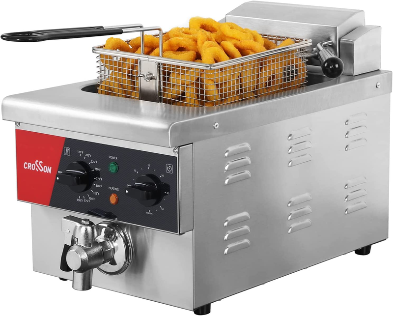 Extra Large With Drain,timer,basket And Lid Fo