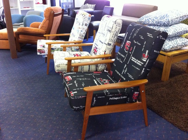 Retro TV Chairs Re-upholstered | Antiques | Gumtree ...