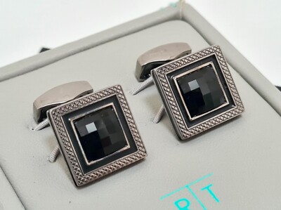 Tateossian Quadrato Cufflinks Swarovski Elements