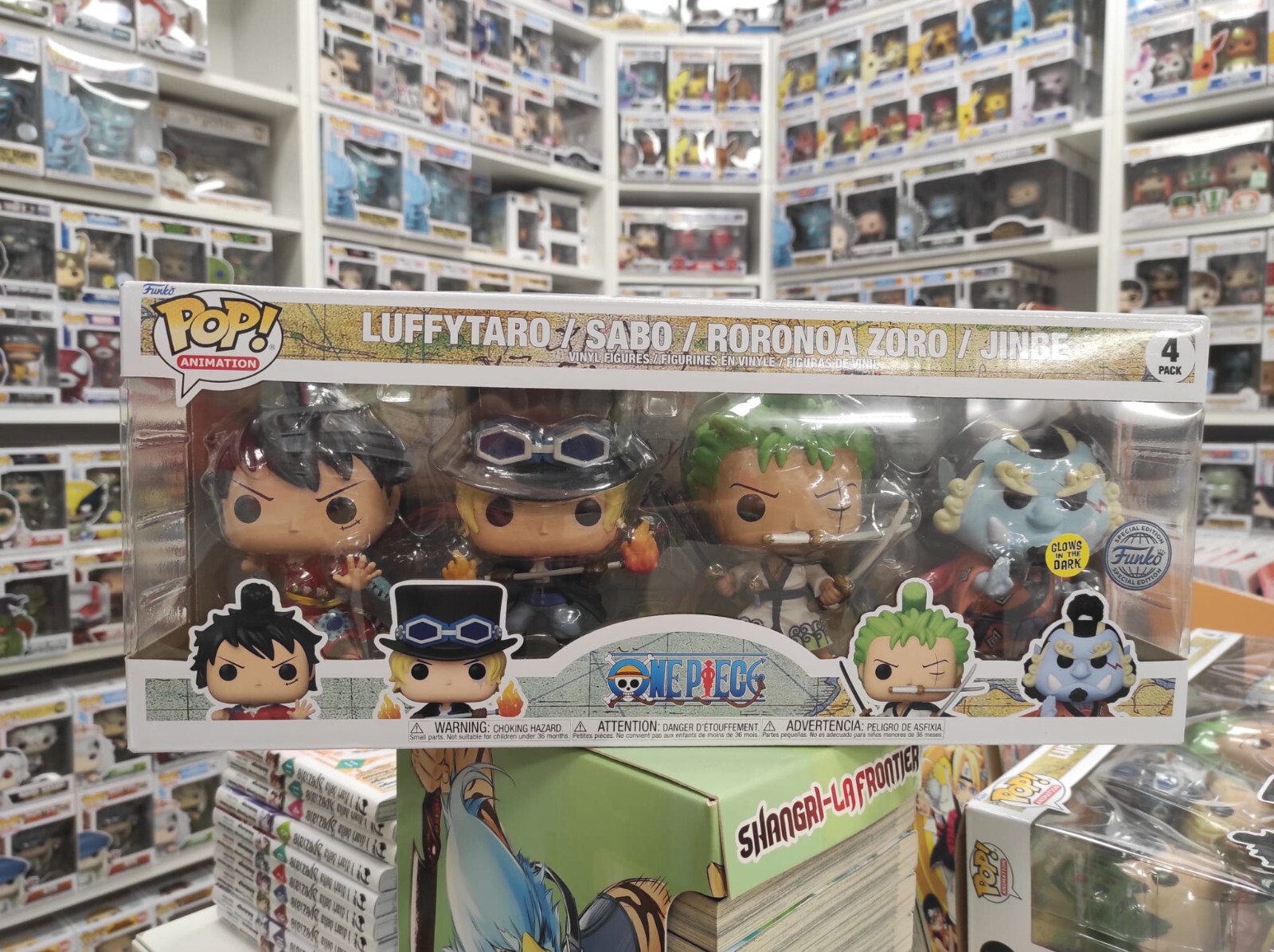 Funko Pop 4Pack Luffytaro/Sabo/Zoro/Jinbe - One Piece