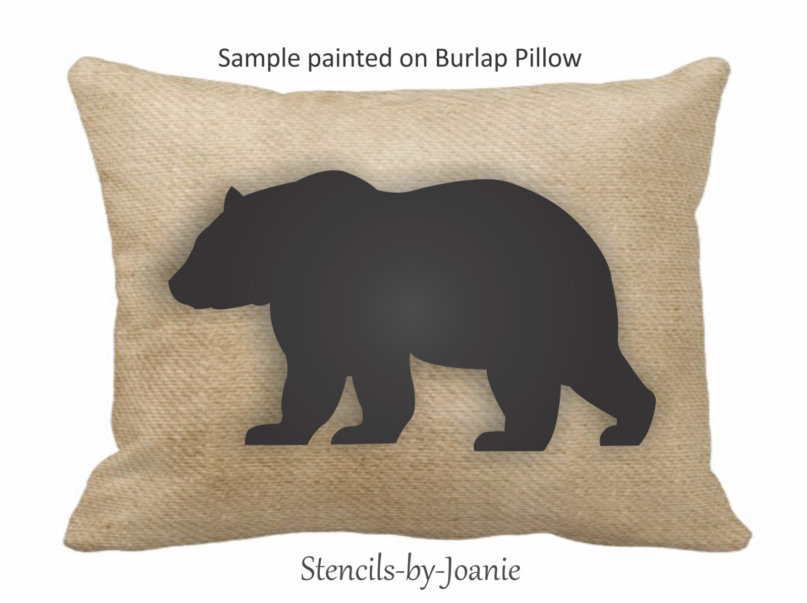 Rustic Bear Stencil Mountain Outdoor Cabin Lodge Western DIY Craft Signs Joanie