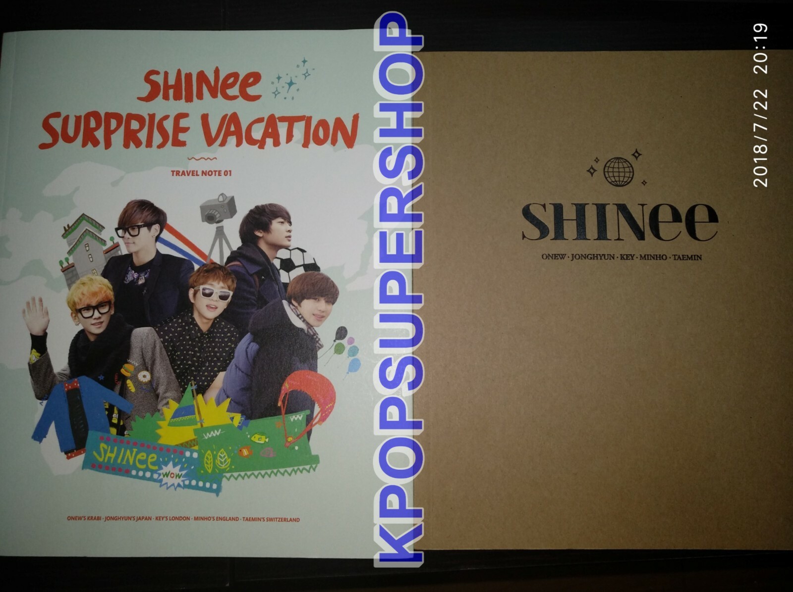 SHINee サプライズバケーション travel note01 写真集&DVD
