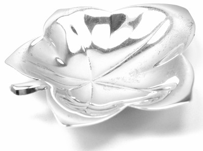 AUTHENTIC! 3 SET TIFFANY & CO STERLING SILVER LEAF SHAPE CANDY AND NUT DISH