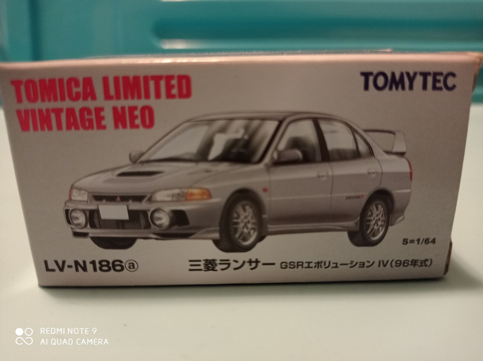 Tomytec LV-N186a Mitsubishi Lancer Evolution IV Tomica