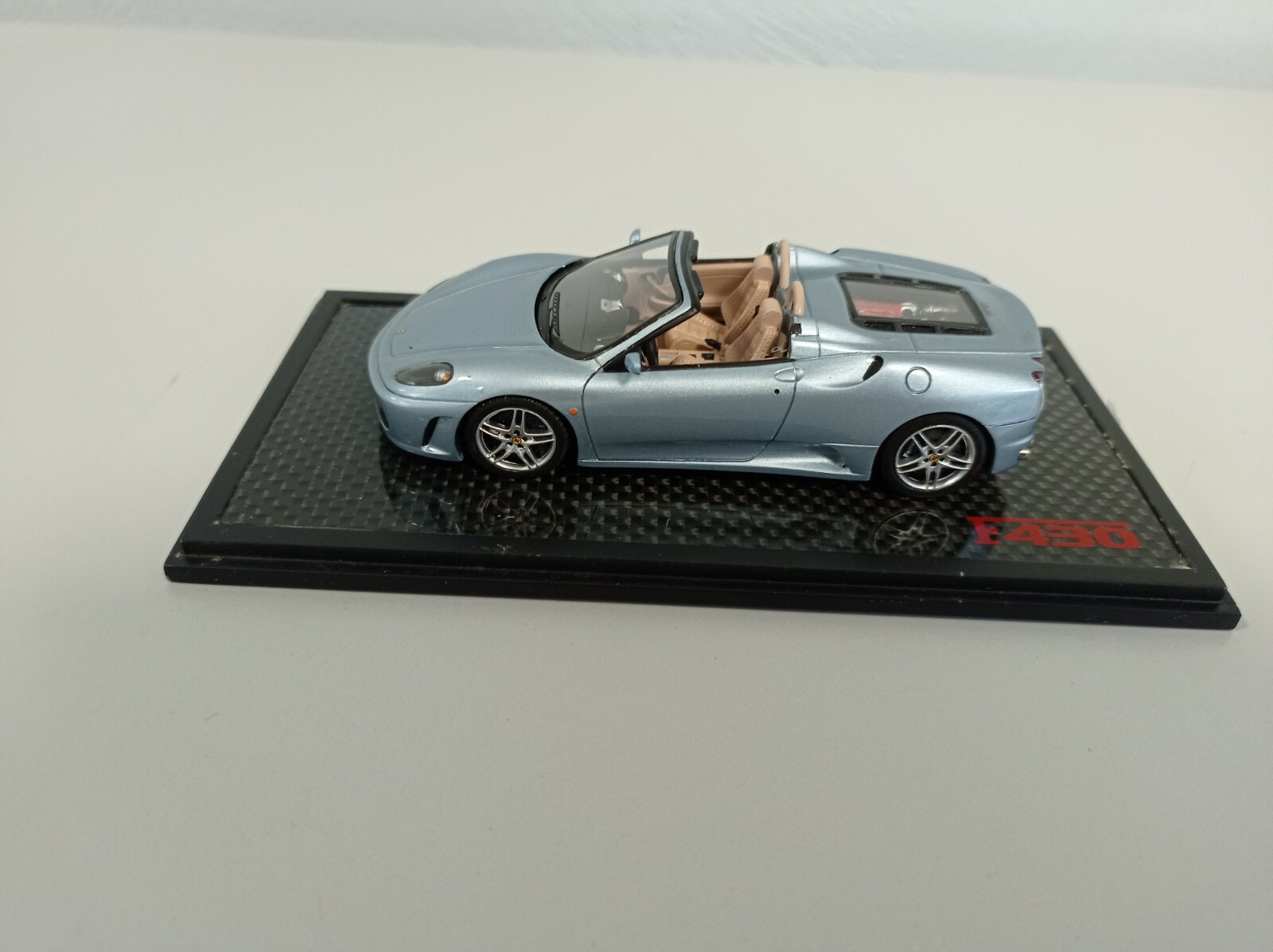 RARE RED LINE 1:43 FERRARI F430 SPYDER METALLIC BLUE RL047