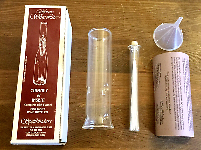 Wine bottle oil lamp chimney deals