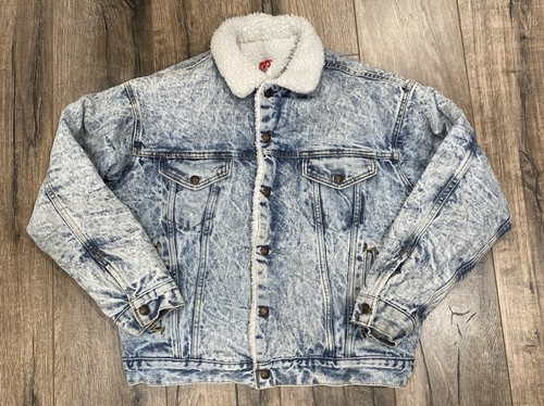 Vintage Levis How To Wash A Levis Sherpa Jacket Vintage Levi's San Francisco Sherpa Denim Trucker Jacket Acid Wash