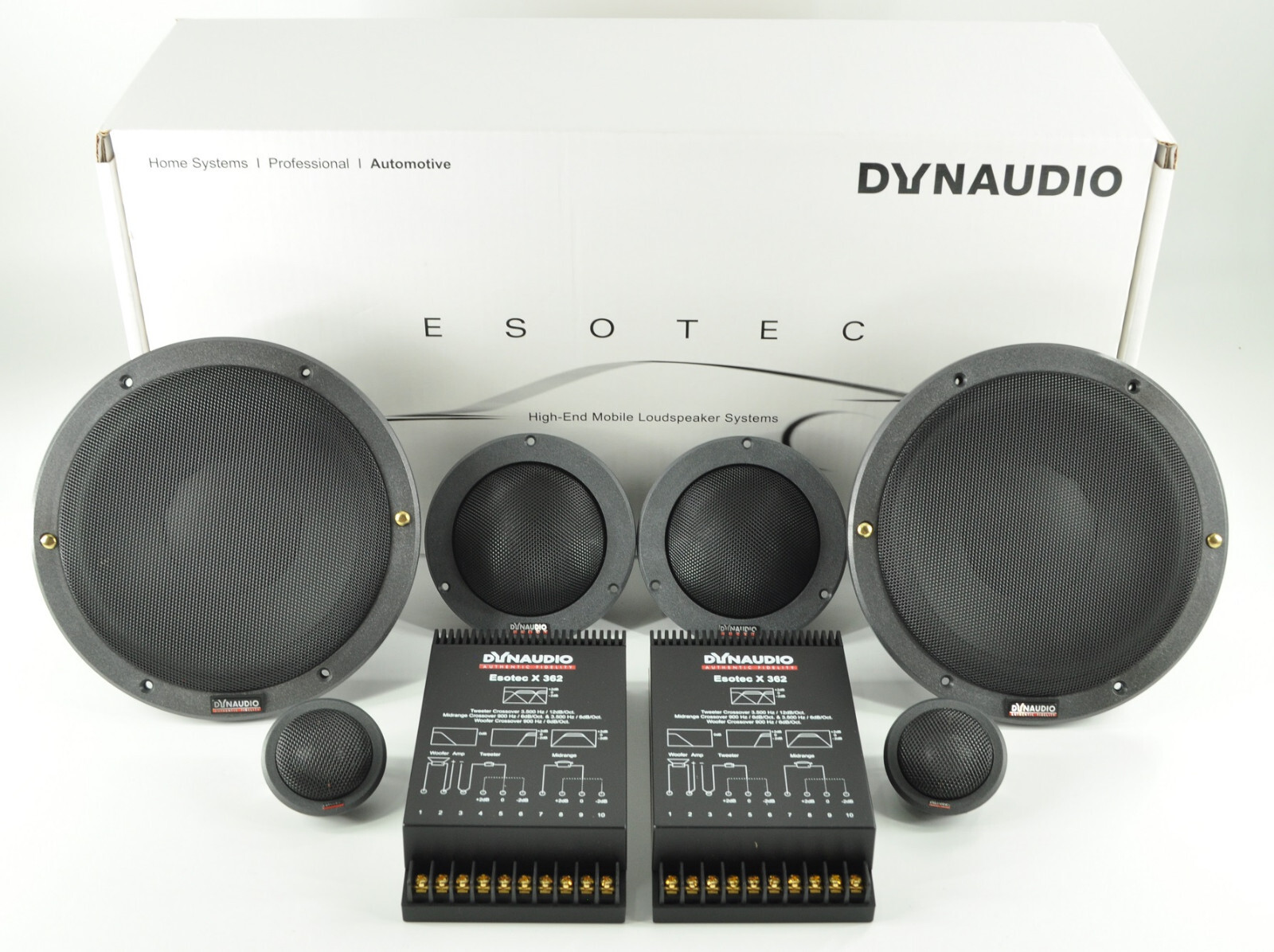 DYNAUDIO ESOTEC 362 KIT 3-WAY COMPO MD 102 + MD 142 + MW 172