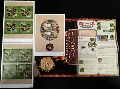 2017 ADVENT Calendar Promo 06 RAJAS OF GANGES MANGO VILLAGE Brettspiel Game