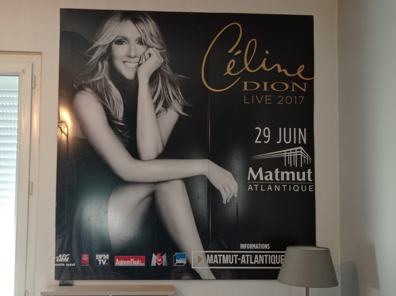 Pancarte Concert CÃ©Line Dion 