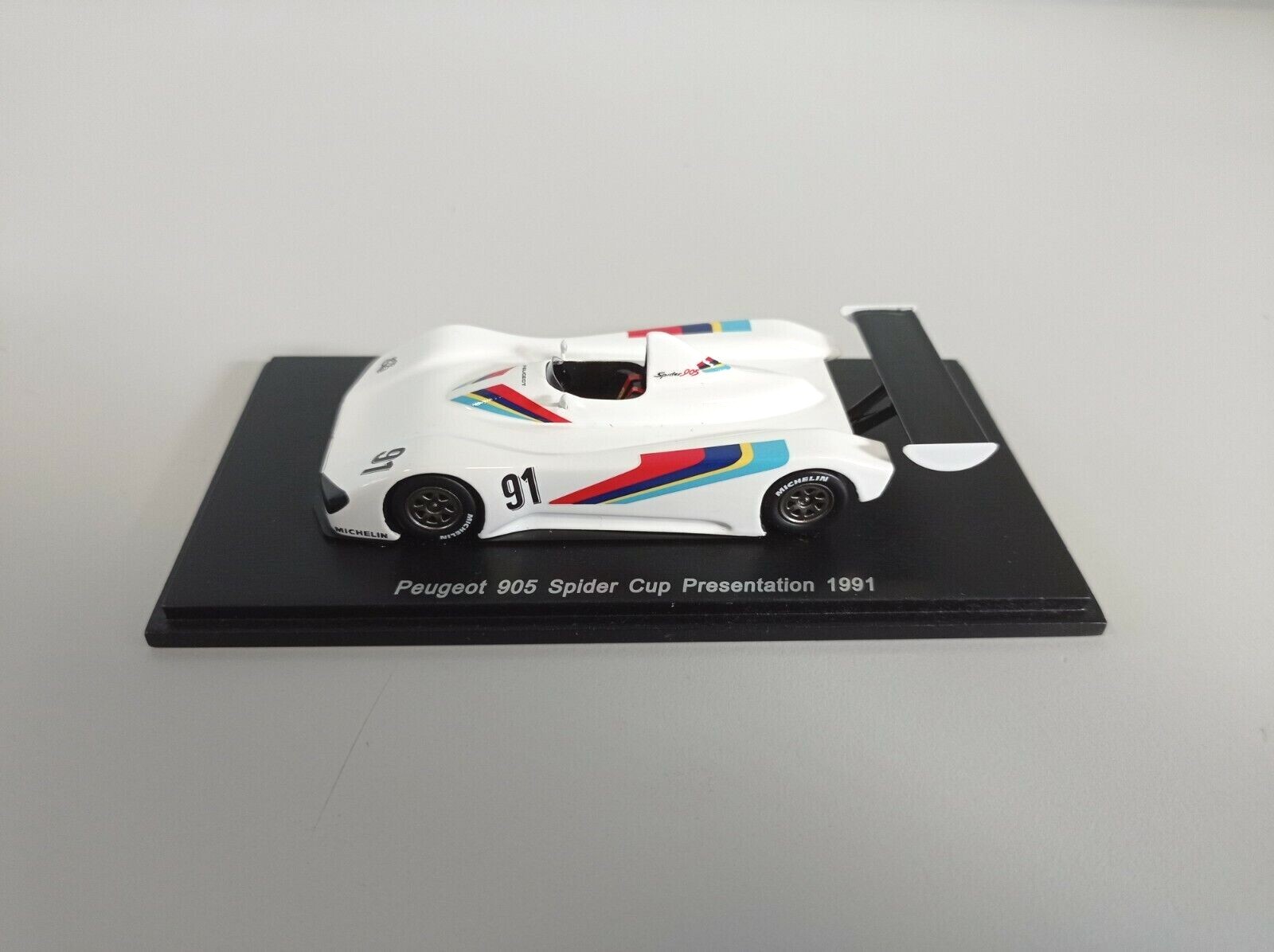 自動車 Spark Peugeot 905 Spider Cup 1991 RARE MINIMAX SPARK MODEL 1:43 PEUGEOT 905 SPIDER CUP