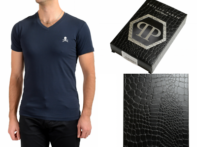 Philipp plein v neck t shirt sale