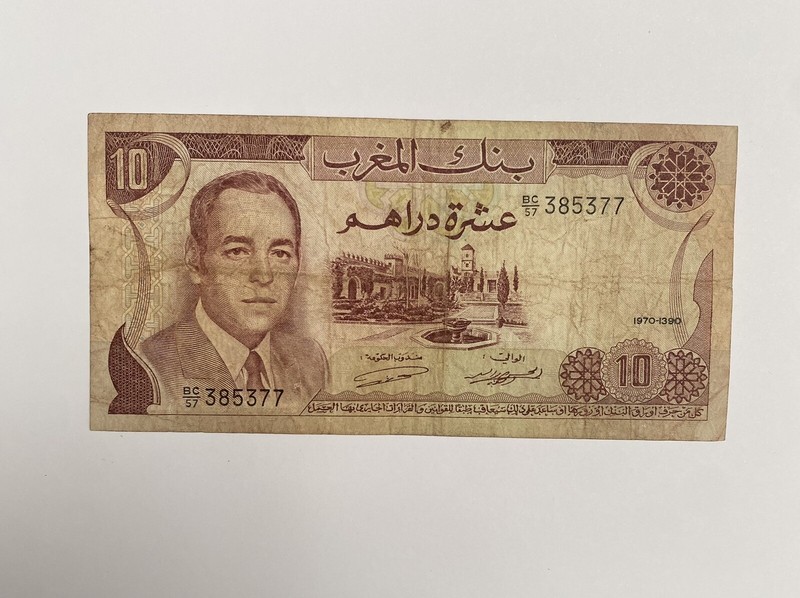 10 Dirhams Maroc 1970 Bc/57