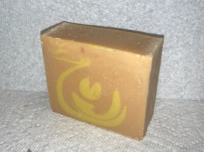 Handmade Soap - Scent: Peaches & Pumpkin Patch -  4 oz. w/Cocoa & Shea Butter