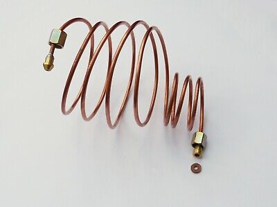 Oil Pressure Copper Feed Pipe for Smiths Gauges, 65 inch, for MGA Part AHH5323