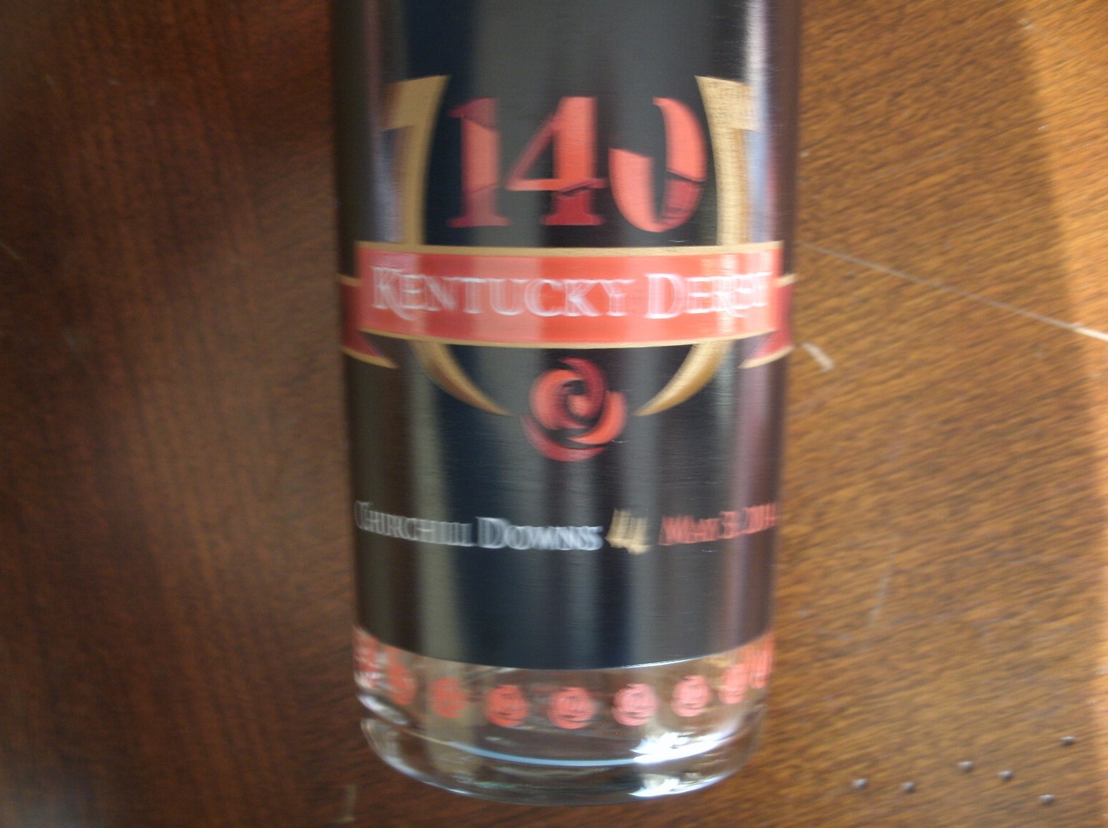 NEW 140 Kentucky Derby Glass Tumbler Churchill Downs 2014 Officially Licensed