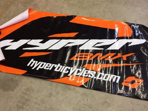 Old School BMX Vintage 3 Race Track Banners Redline Hyper Intense