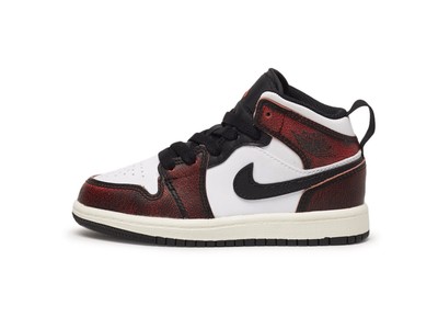 Кроссовки Little Kid Jordan 1 Mid SE Wear-Away Chicago Blk/Ifr 23-Wht-Sail (FB0567 006)