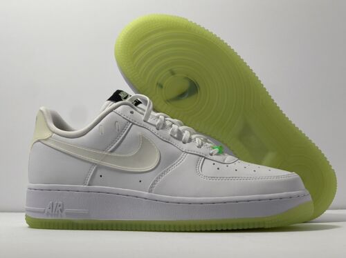 🏀 Size 7 Nike Air Force 1 '07 LV8 UV Volt/White Lime Green Y2K Retro Bright