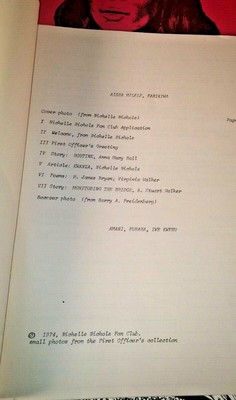 7 Furaha Star Trek Fanzine Vol #1 - #6  + Nichelle Nichols Fan Club Issue