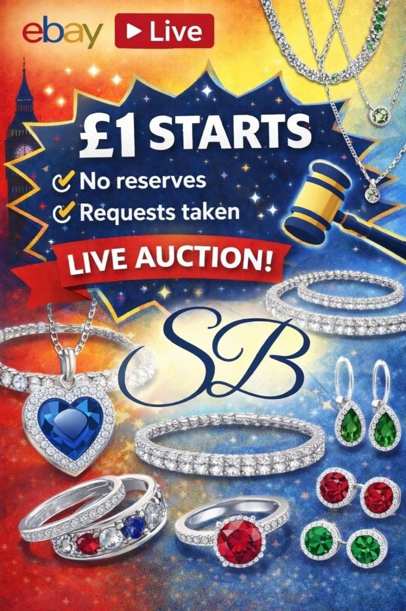 Luxury Jewellery Drop - Sterling Silver & Gold Items - £1 Start | eBay ...