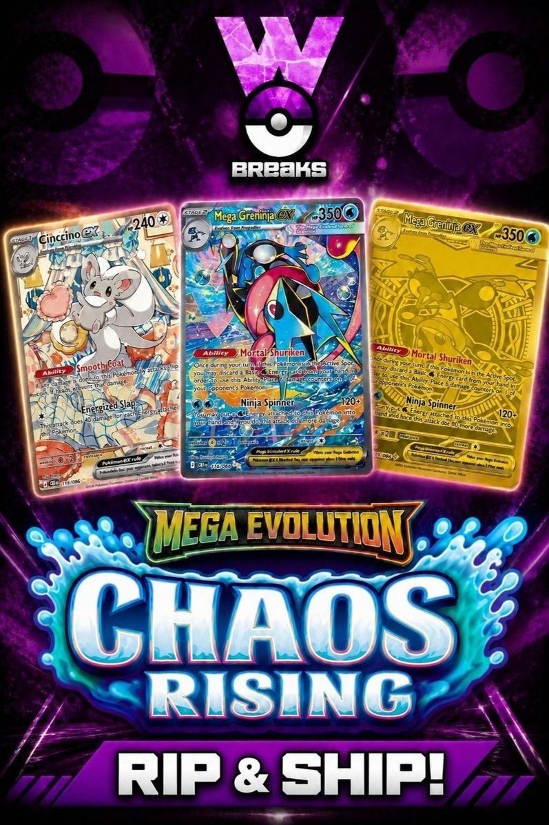 POKEMON CHAOS RISING RIP N SHIPS | eBay Live UK