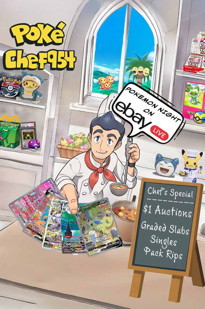 $1 Starts: Pokemon Singles! Graded Cards! Pack Rips! (Let's have FUN ...