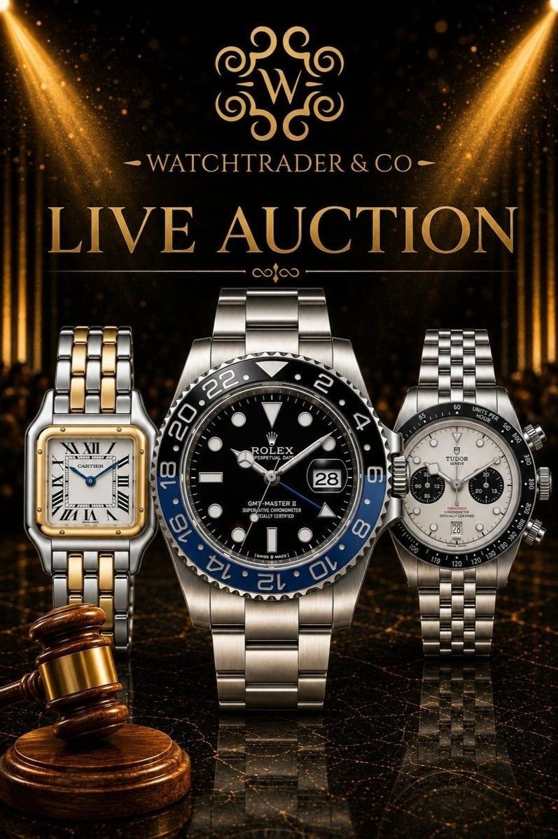 Watchtrader Auction | Rolex, Omega, Breitling, Tudor, & More | £1 Starts