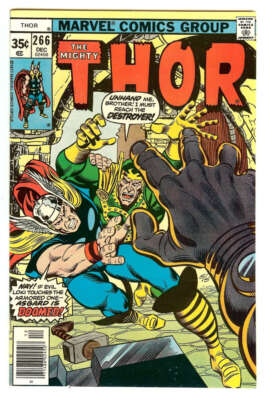 THOR #266 8.5 // WALT SIMONSON & JOE SINNOTT COVER MARVEL COMICS 1977
