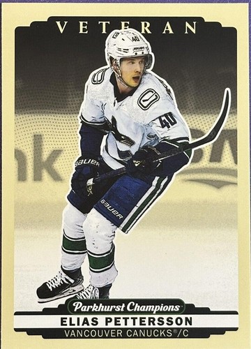 2022-23 Upper Deck Parkhurst Champions - Elias Pettersson #23
